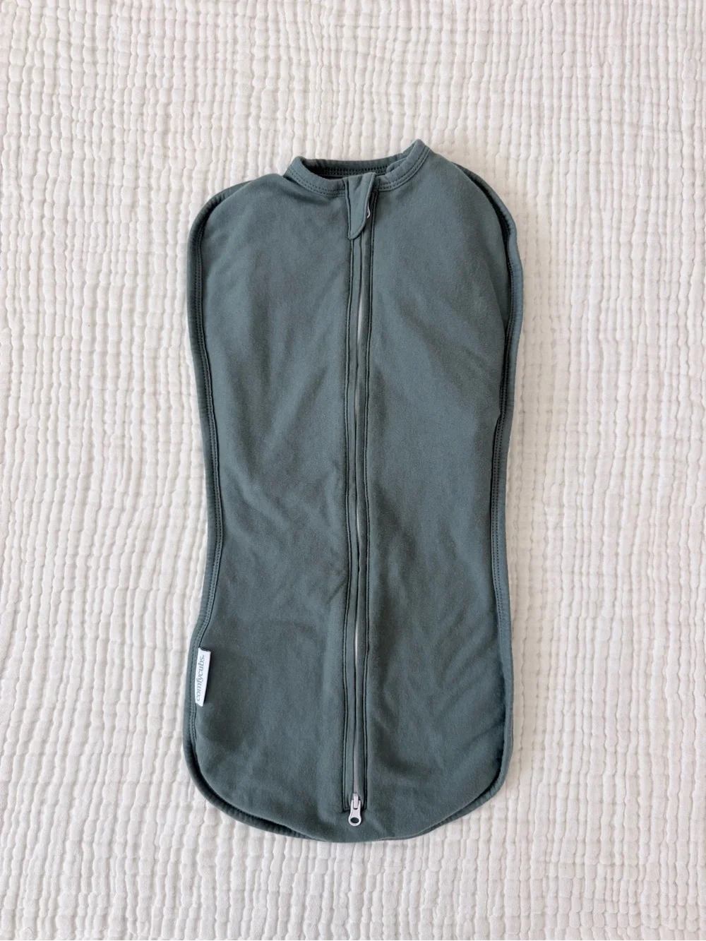 SwaddleMe Olive Green Baby Sleep Sack - Zippered Swaddle
